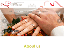 Tablet Screenshot of nakhonwedding.com